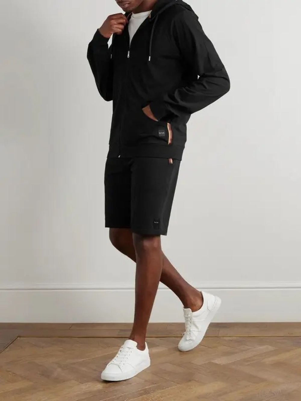 Paul Smith Black Jersey Cotton Lounge Shorts Size L NWT - Picture 2 of 8